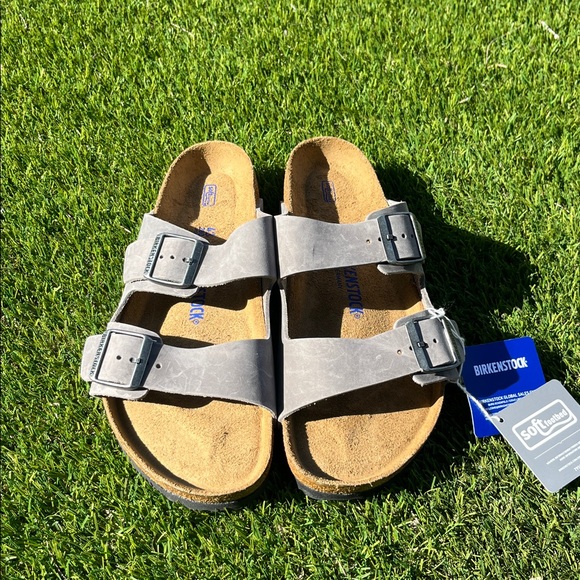 NWT BIRKENSTOCK Arizona Oiled Leather Sandals - Picture 6 of 9